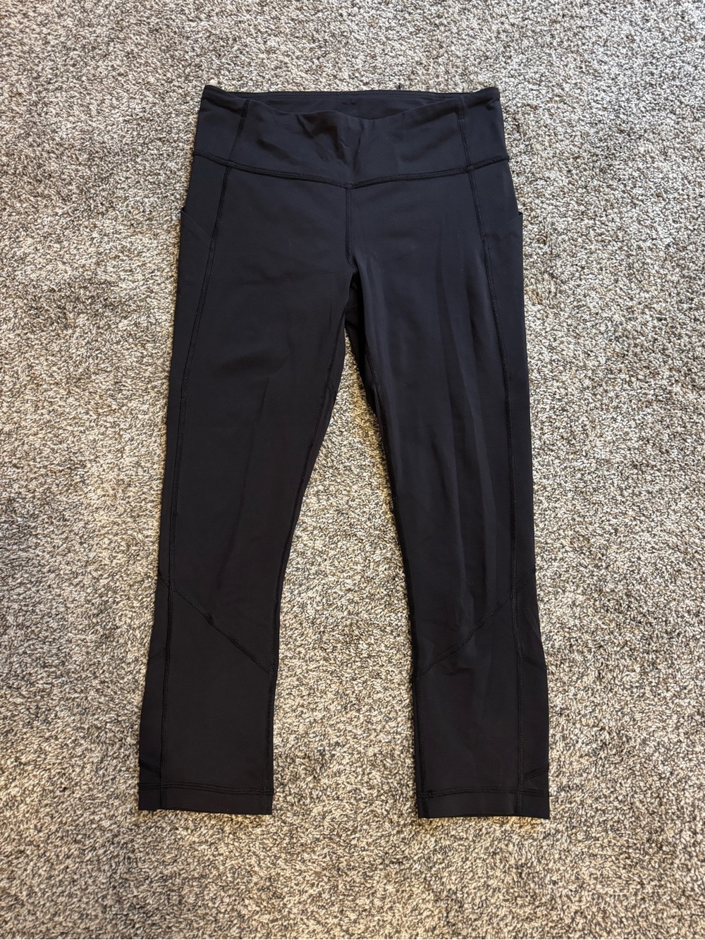 Lululemon Pace Rival High Rise Leggings with Pockets in Black